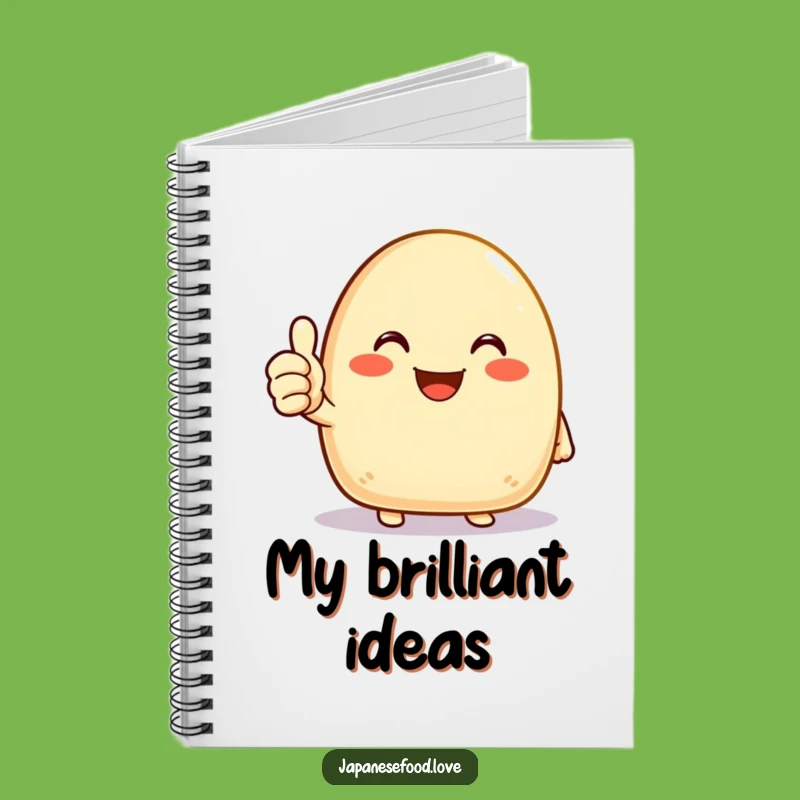 Funny Onigiri Notebook: Joyous Thumbs Up, Jot Down Positive Ideas Gift
