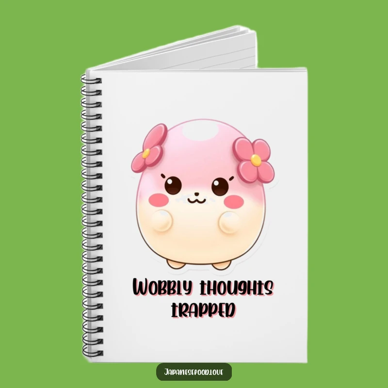 My Delightful Wobble: Funny Sakura Mochi Notebook for Jotting Down Ideas