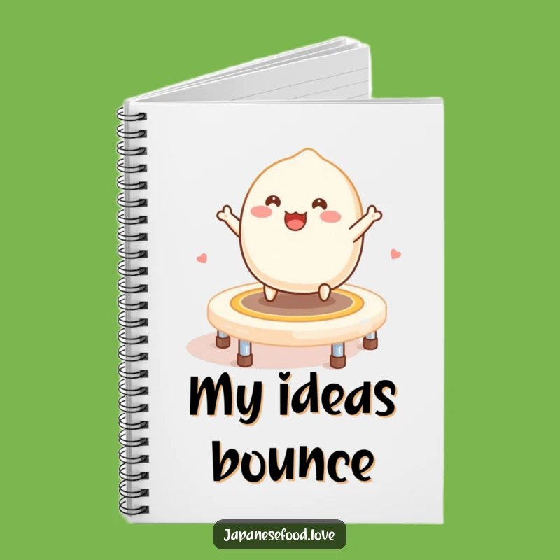 Funny Mochi Trampoline Notebook: Jot Down Sweet Ideas - Ideal Gift!
