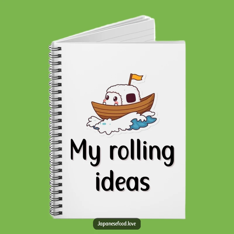 Funny Sushi Boat Notebook: Jot Down Culinary Adventures, Great Funny Gift