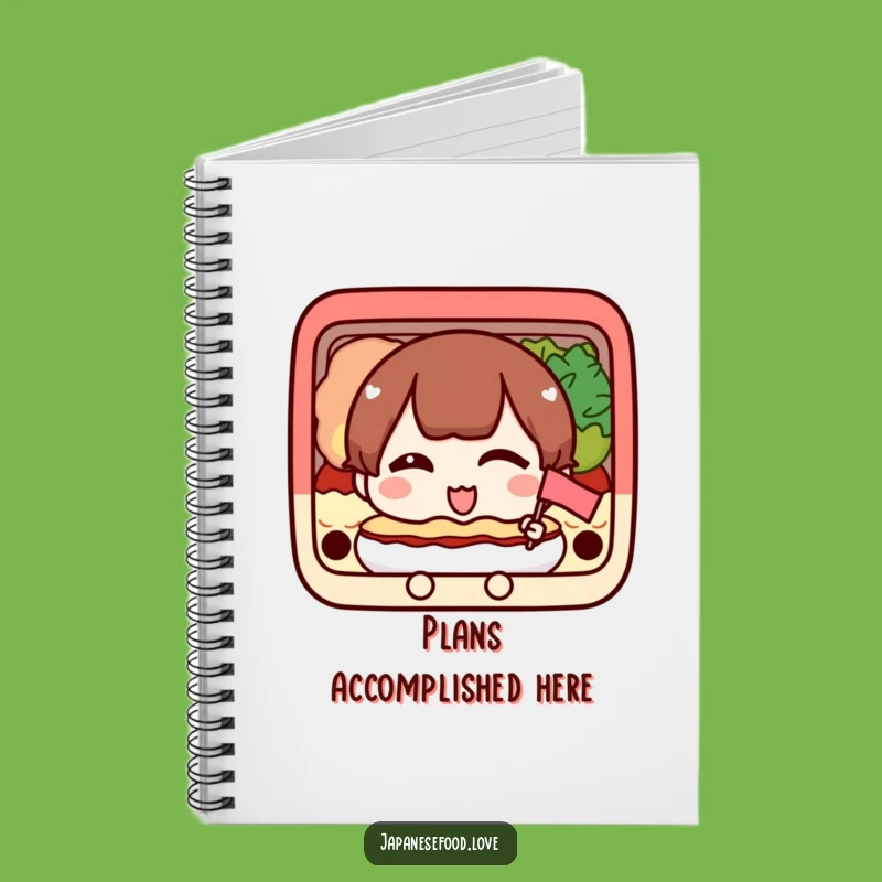 Funny Bento Notebook - Organize Ideas with a Winking Flag