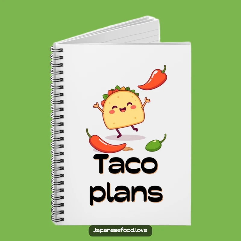 Funny Taco Jig Notebook - Jot Down Your Fiesta!