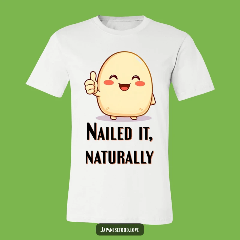 Funny Onigiri T-Shirt: Joyous Thumbs Up, Positive Comfort Foodie Gift