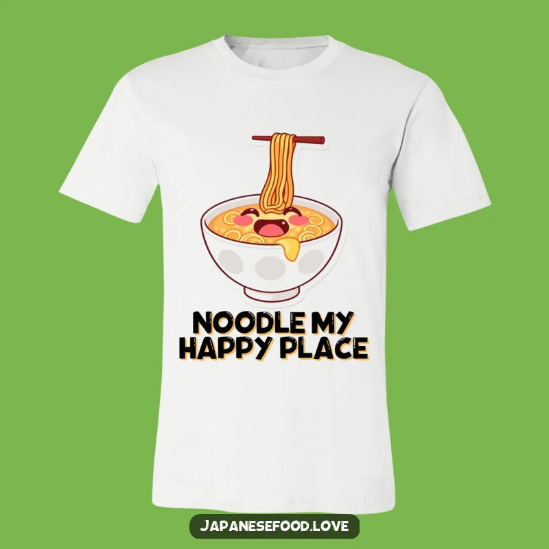 Funny Ramen Bounce T-Shirt: Wear your happiness with this humorous tee, a fantastic funny gift.