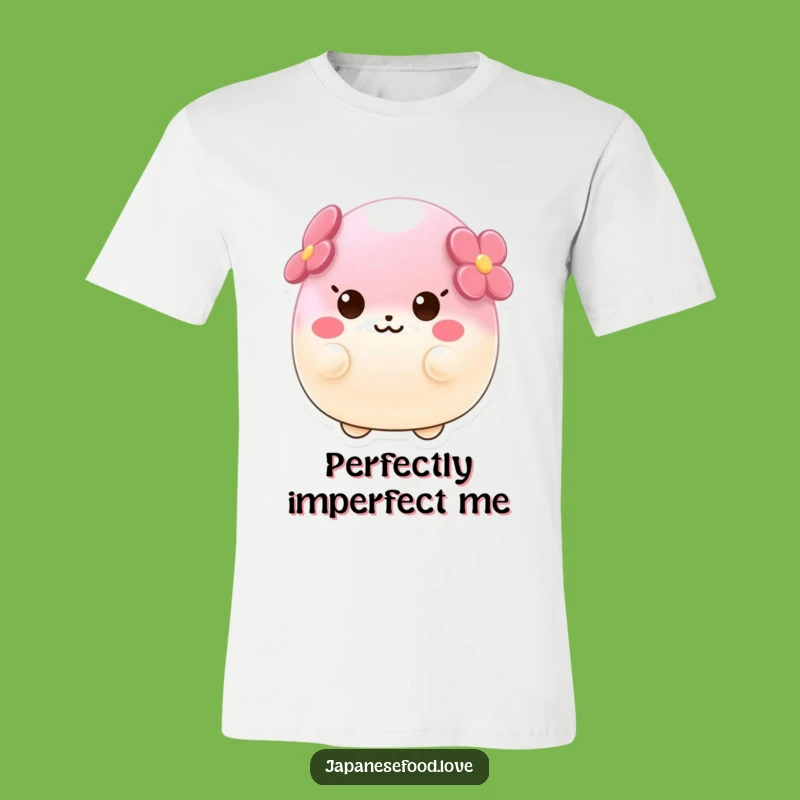 Funny Wobbly Sakura Mochi T-Shirt, Embrace the Wobble with Delight
