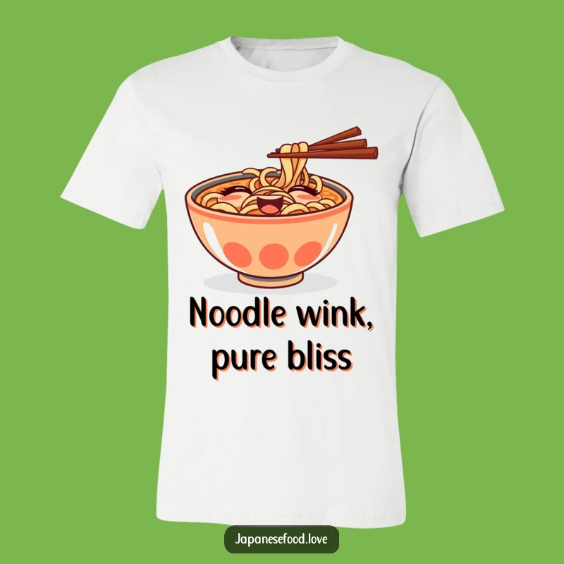 Funny Ramen Bowl Wink T-Shirt: Wear Your Love for Noodles