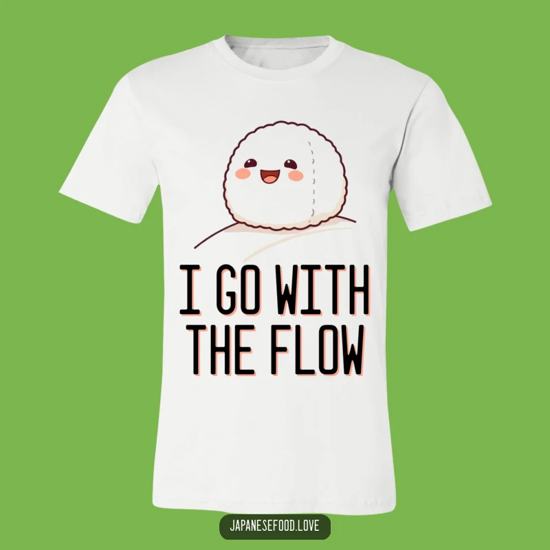 The Struggle Is Real: Funny Onigiri Sliding T-Shirt