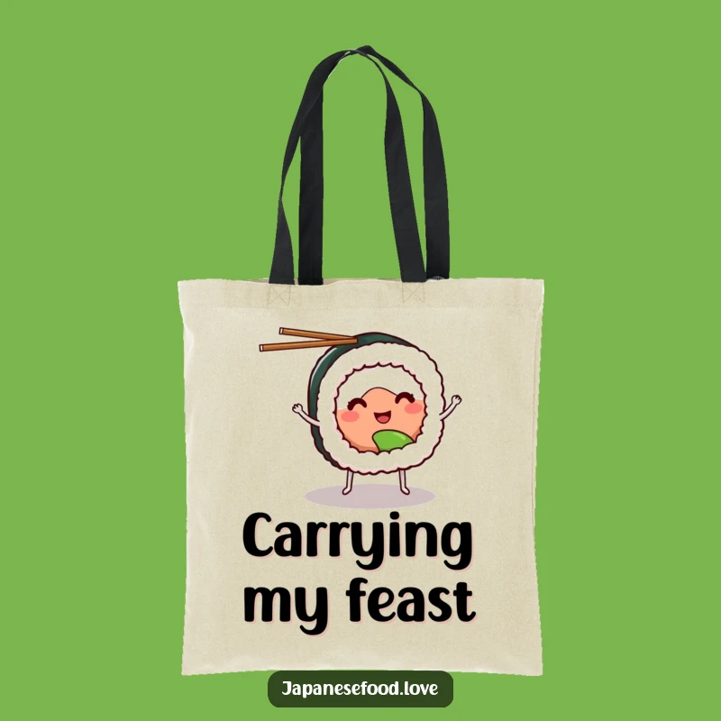 Funny Sushi Juggling Tote Bag: Carry Your Fun Food Style