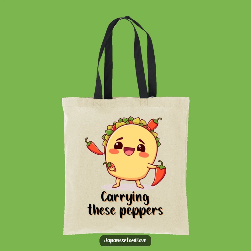 Funny Taco Juggling Tote: Carry the Heat, Great Funny Gift