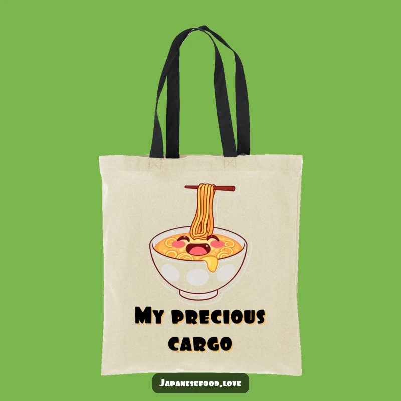 Funny Ramen Bounce Tote Bag: Carry your joy, a practical and humorous funny gift.